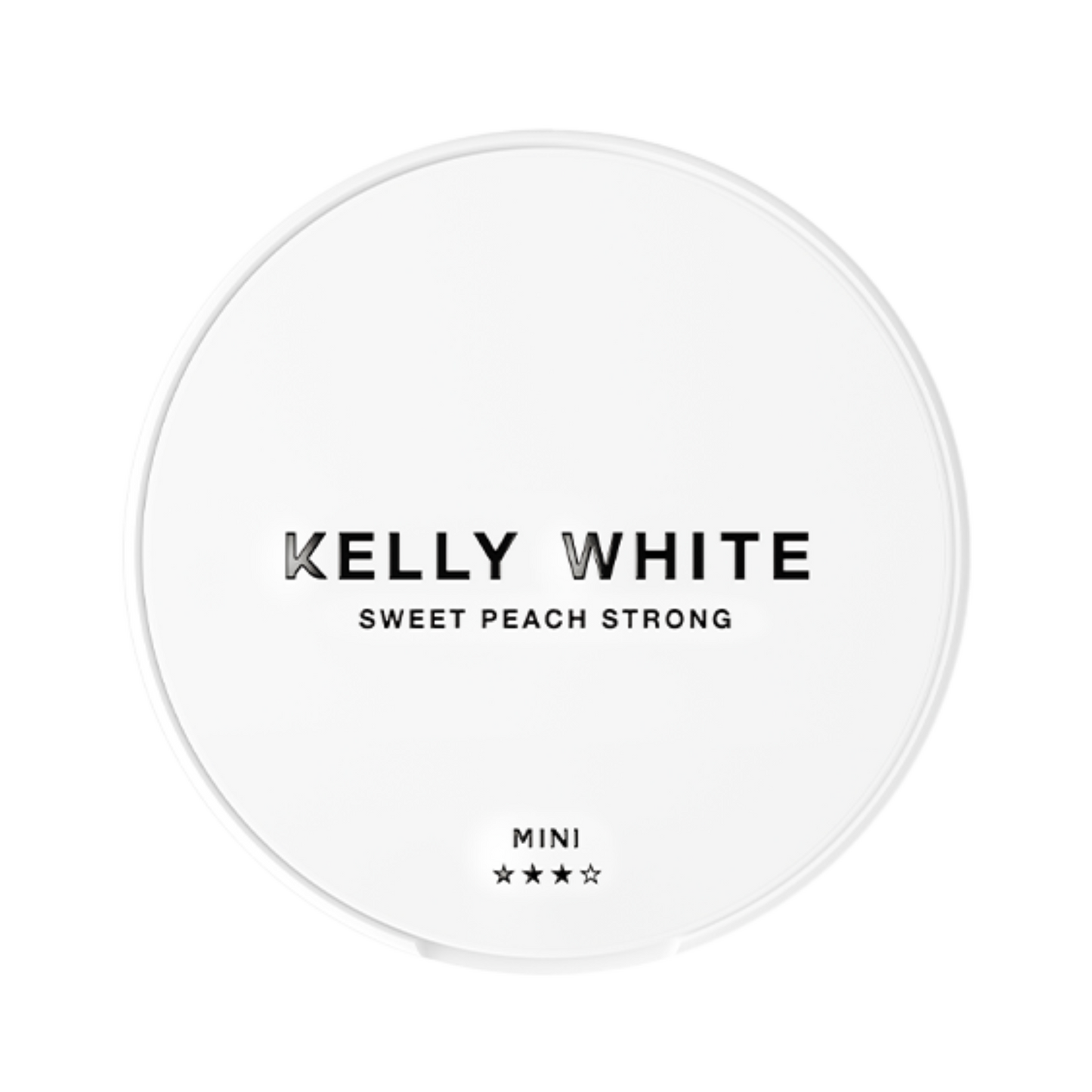 Can of Kelly White Sweet Peach Strong - Nicotine Pouches