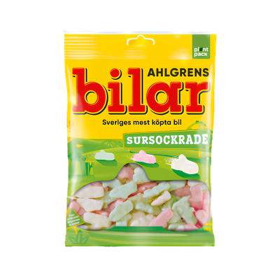 Ahlgrens Bilar Sour Sugared 100g - Pouchland