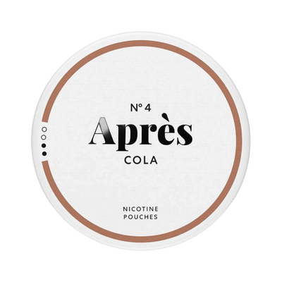 Après Cola nicotine pouch can – Slim all-white, 4.4 mg, 20 pouches