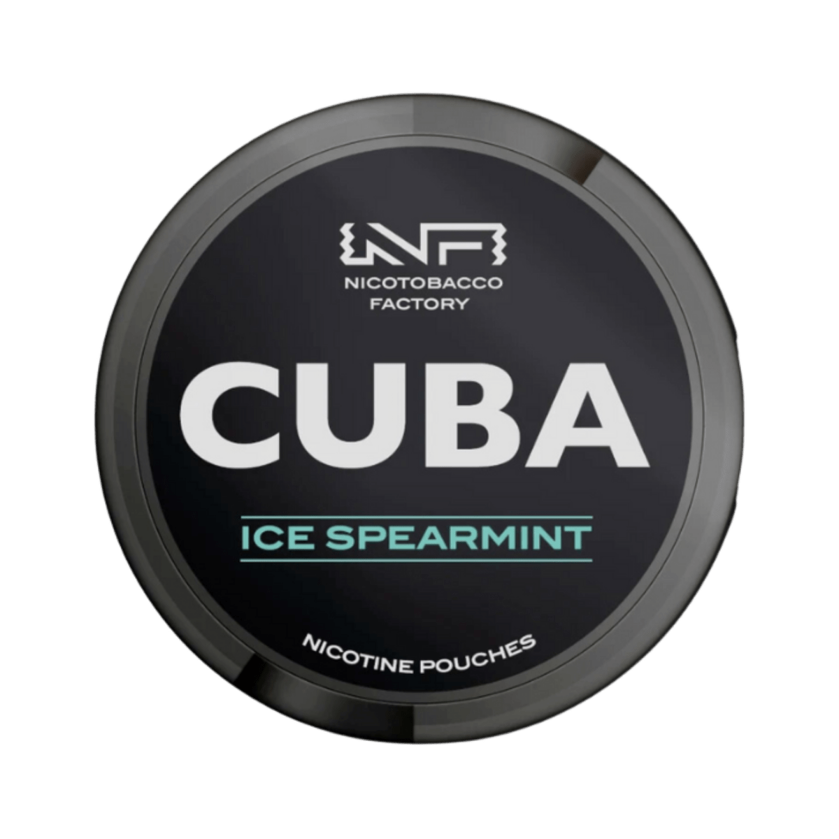 CUBA Black Ice Spearmint nicotine pouch can – Slim moist, 42.9 mg, 20 pouches