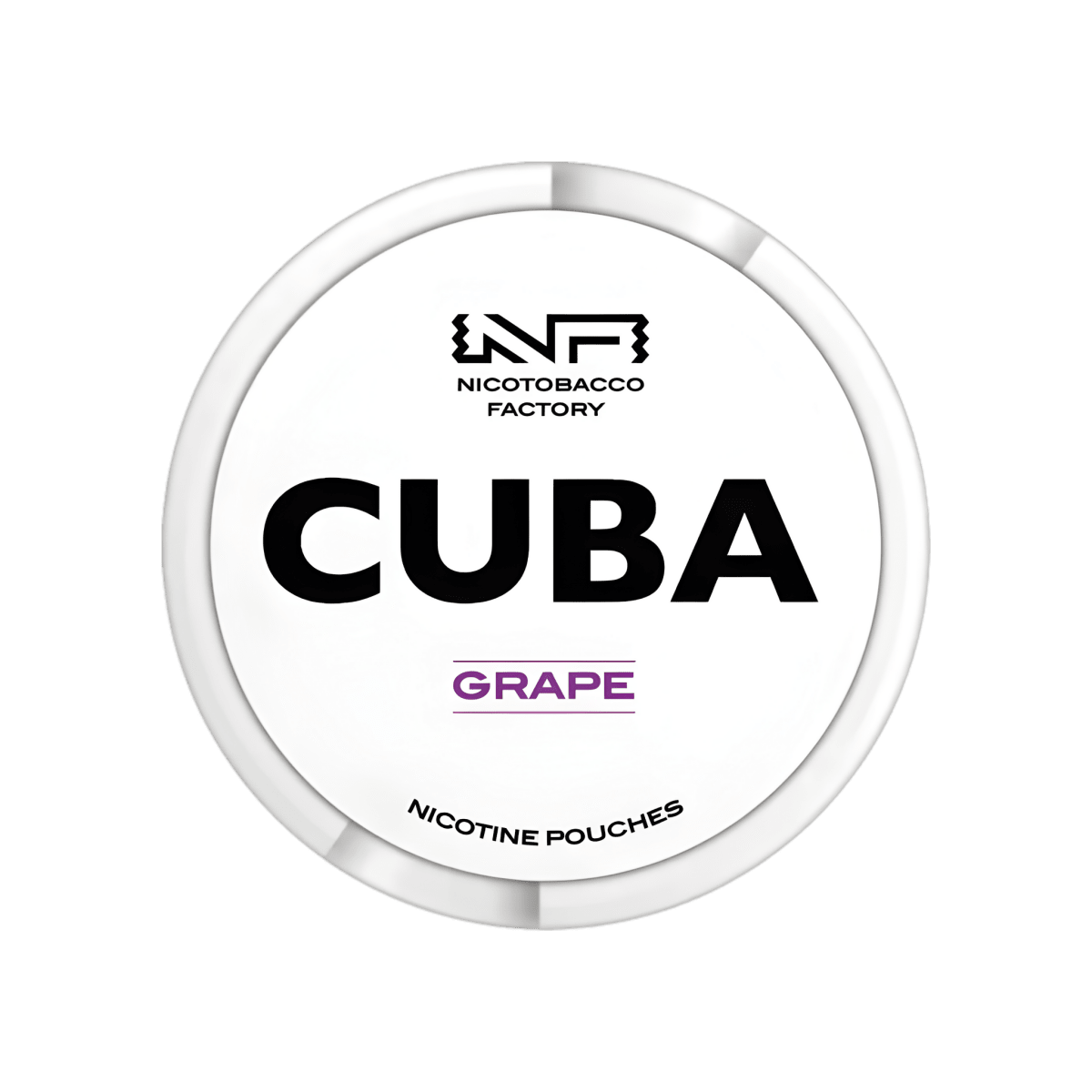 Cuba White Grape nicotine pouch can – Slim moist, 10.4 mg, 20 pouches
