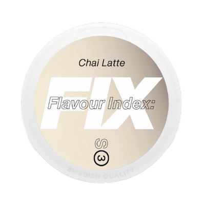 FIX Chai Latte nicotine pouch can – Slim dry, 8.4mg, 20 pouches