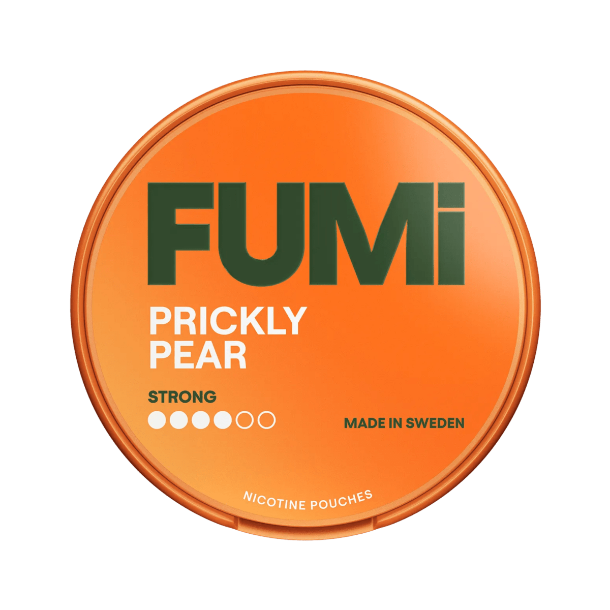 FUMi Prickly Pear Strong nicotine pouch can – slim dry, 8 mg, 20 pouches