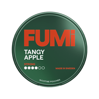 FUMi Tangy Apple Strong nicotine pouch can – Slim dry, 8mg, 20 pouches