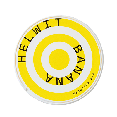Helwit Banana nicotine pouch can – Slim moist, 3.5mg, 20 pouches