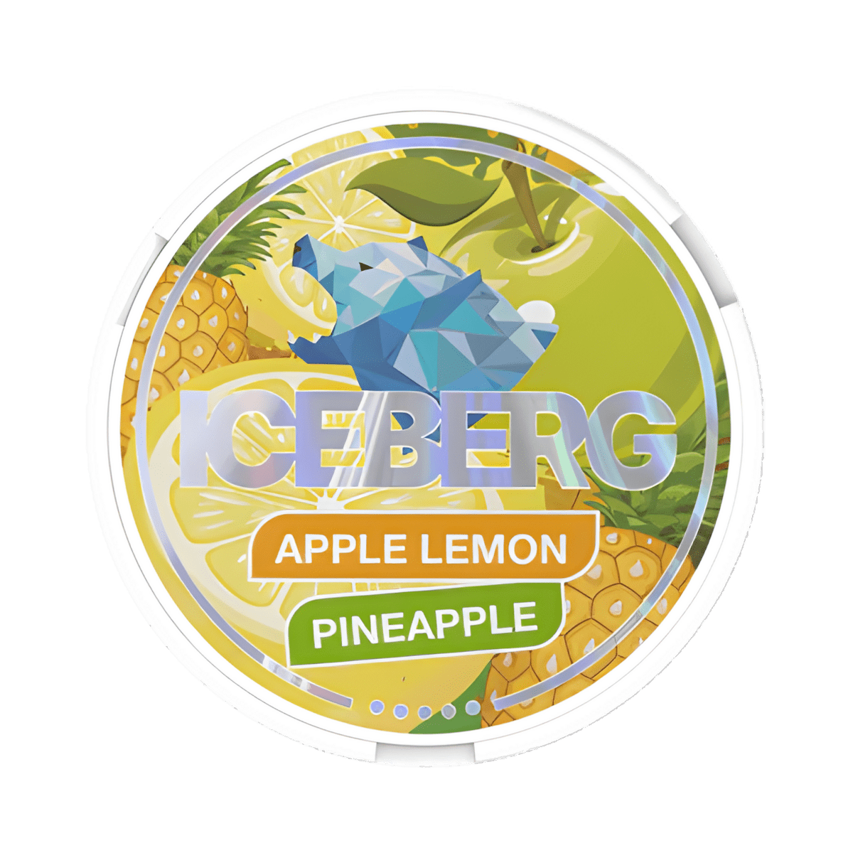 ICEBERG Apple Pineapple nicotine pouch can – Slim moist, 35mg, 20 pouches