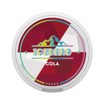 ICEBERG Cola nicotine pouch can – Slim moist, 40 mg, 20 pouches