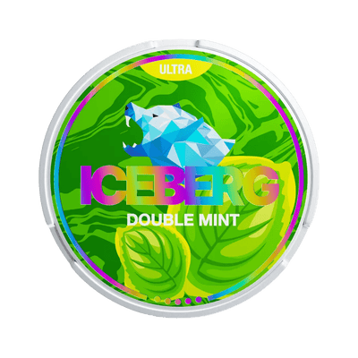 Can of ICEBERG Double Mint - Nicotine Pouches