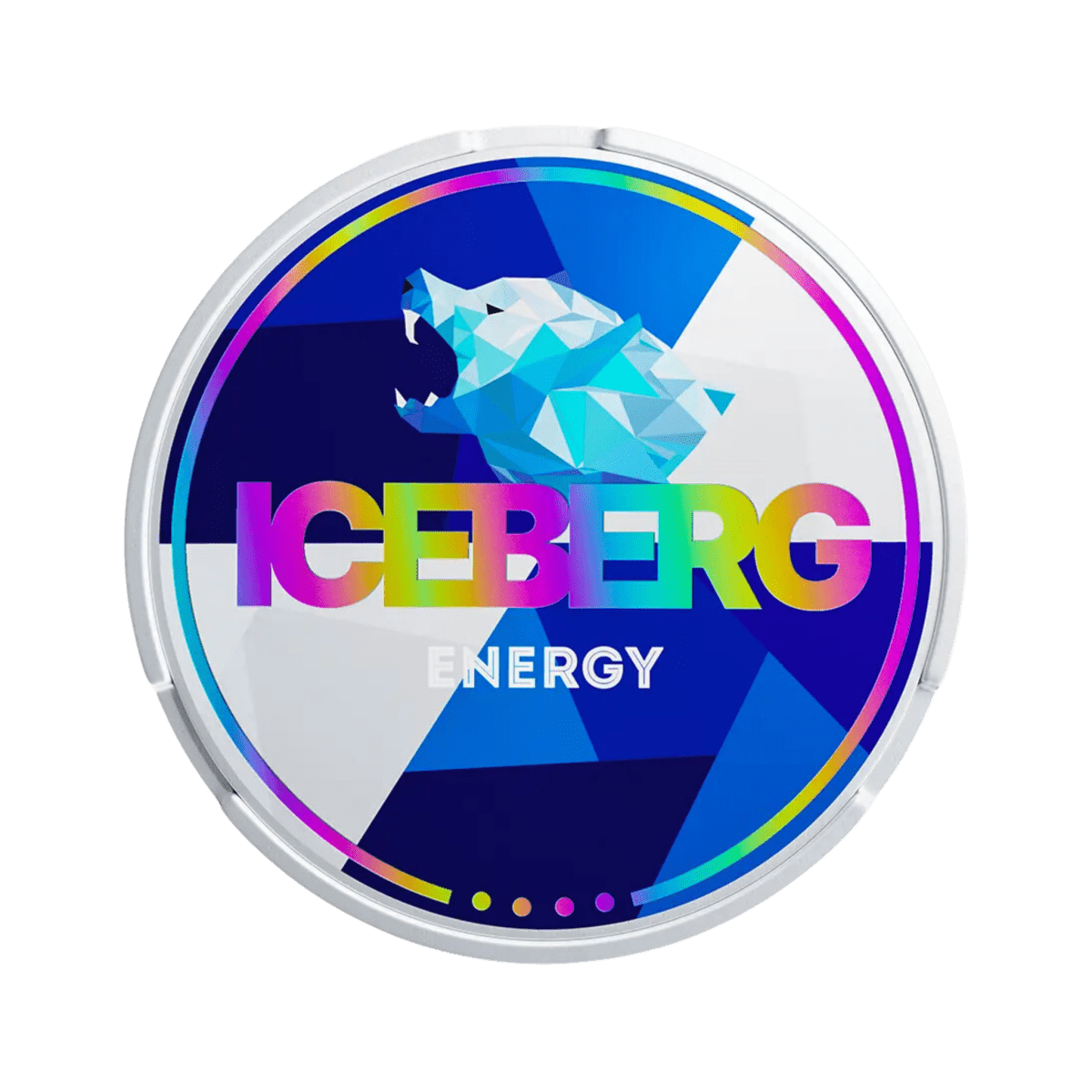 ICEBERG Energy nicotine pouch can – Slim moist, 40mg, 20 pouches