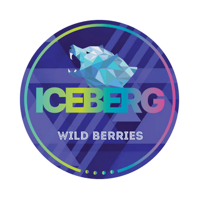 ICEBERG Wild Berries nicotine pouch can – Slim moist, 40mg, 20 pouches