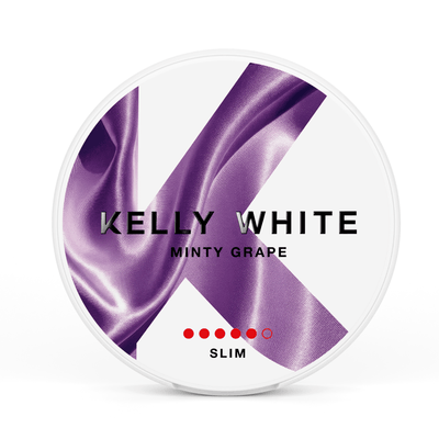 Kelly White MINTY GRAPE Slim Extra Strong - Pouchland