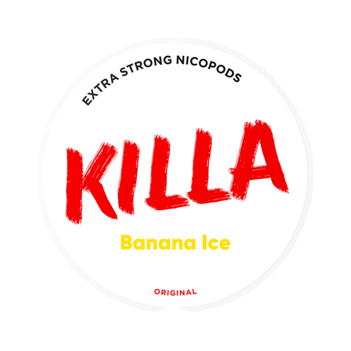 KILLA Banana Ice nicotine pouch can – Slim moist, 12.8 mg, 20 pouches