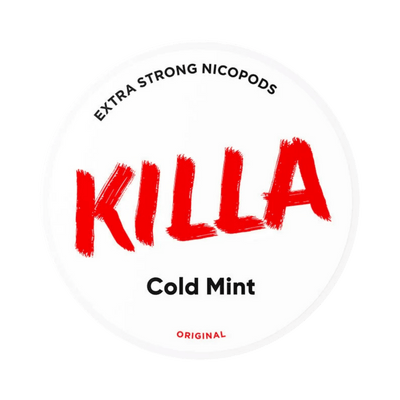KILLA Cold Mint nicotine pouch can – Slim moist, 12.8 mg, 20 pouches