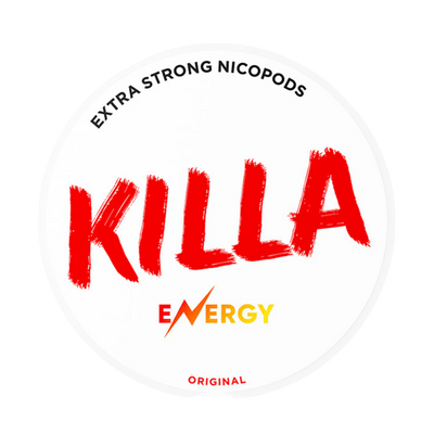 KILLA Energy nicotine pouch can – Slim moist, 13.2 mg, 20 pouches