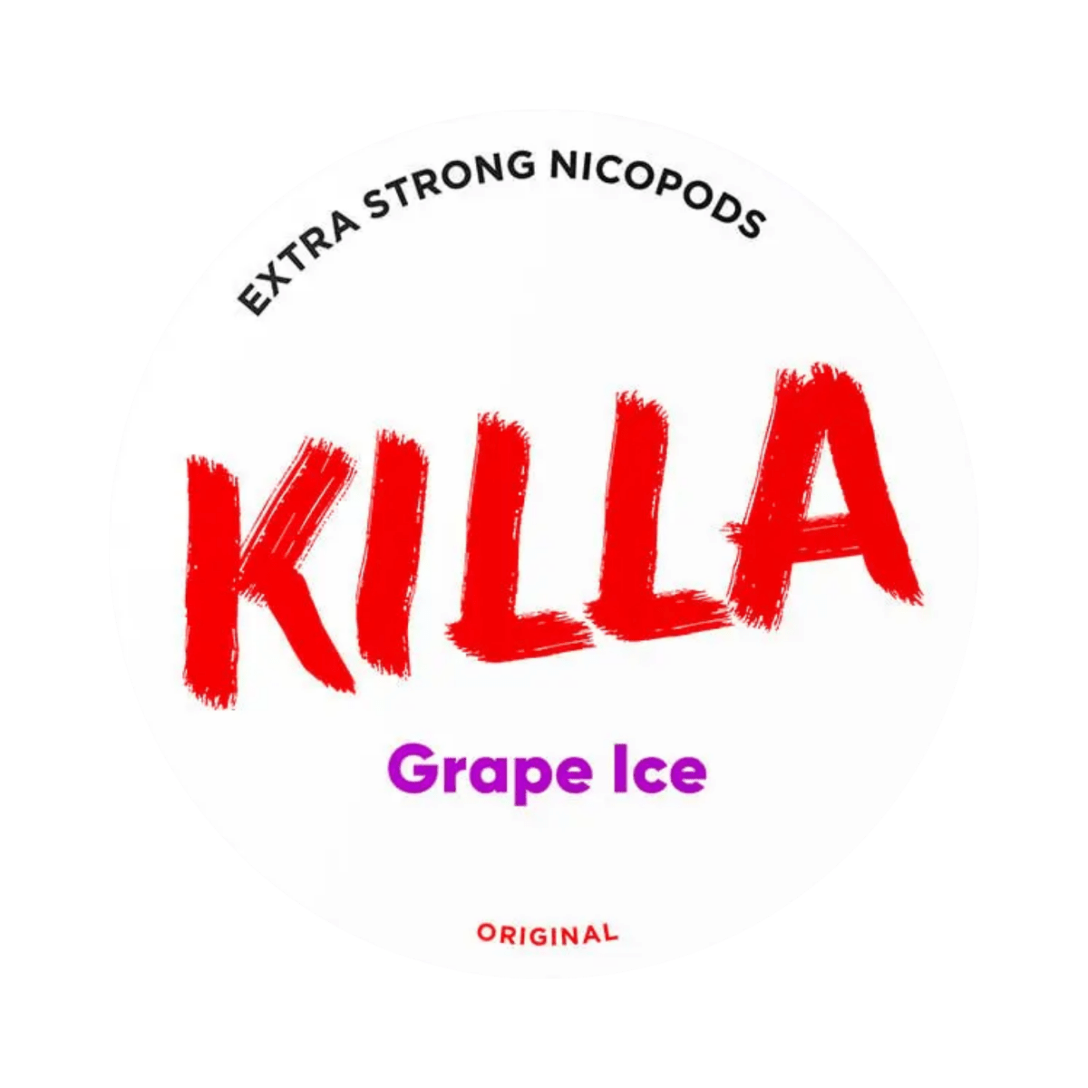 KILLA Grape Ice nicotine pouch can – Slim moist, 12.8mg, 20 pouches