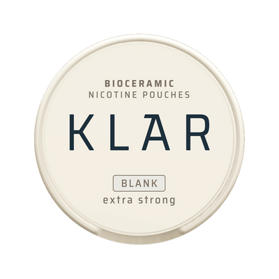 KLAR BLANK Mini Extra Strong nicotine pouch can – Mini semi-moist, 9.4mg, 20 pouches