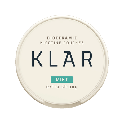 KLAR Mint Mini Extra Strong nicotine pouch can – Mini semi-moist, 9.4 mg, 20 pouches