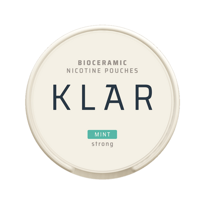 KLAR Mint Mini Strong nicotine pouch can – Mini semi-moist, 6 mg, 20 pouches