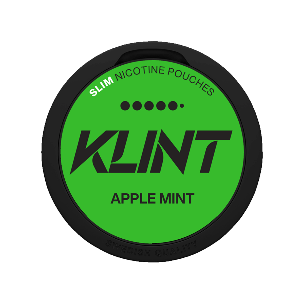 Klint Apple Mint nicotine pouch can – Slim, 11.5mg, 20 pouches