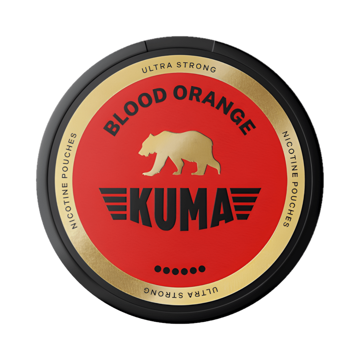 KUMA Blood Orange nicotine pouch can – Slim moist, 11mg, 20 pouches