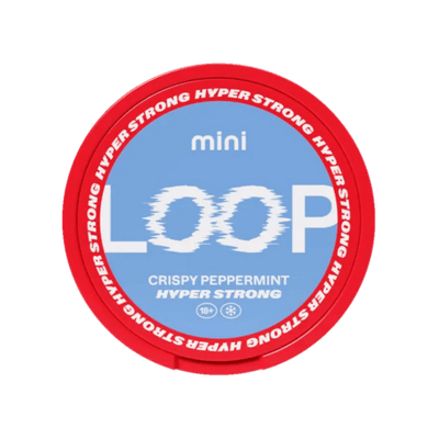 LOOP Fresh Peppermint Mini Hyper nicotine pouch can – Mini semi-moist, 11.3mg, 20 pouches