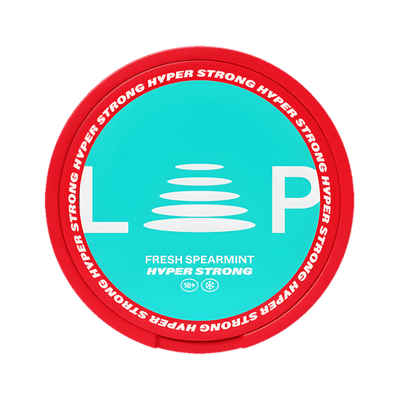 LOOP Fresh Spearmint Hyper nicotine pouch can – Slim semi-moist, 14.8mg, 20 pouches