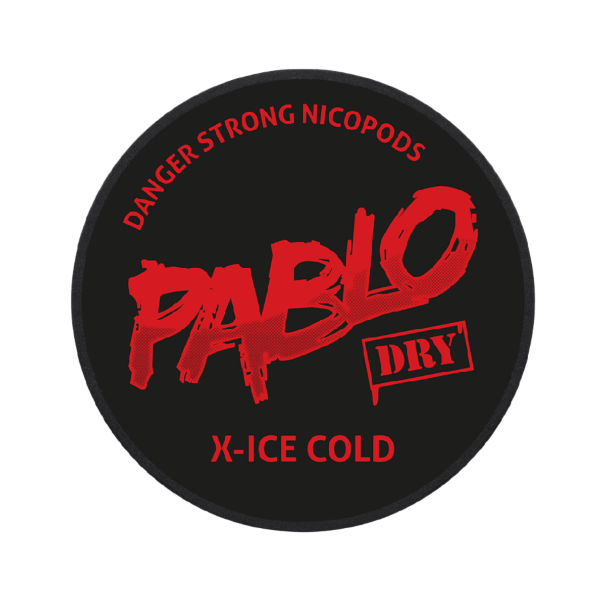 Pablo Dry X-Ice Cold nicotine pouch can – Slim dry, 18mg, 20 pouches