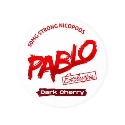Pablo Exclusive Dark Cherry 50mg nicotine pouch can – Slim moist, 30mg, 20 pouches
