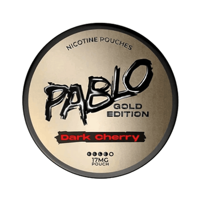 Pablo Gold Edition Dark Cherry nicotine pouch can – Slim moist, 17mg, 20 pouches