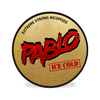 Pablo Ice Cold nicotine pouch can – Slim moist, 24mg, 30 pouches