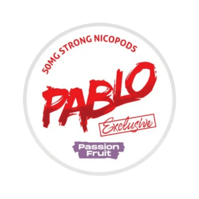 Pablo Exclusive Passionfruit 50mg nicotine pouch can – Slim moist, 30 mg, 20 pouches