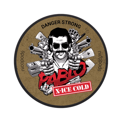 Pablo X Ice Cold nicotine pouch can – Slim moist, 24mg, 20 pouches