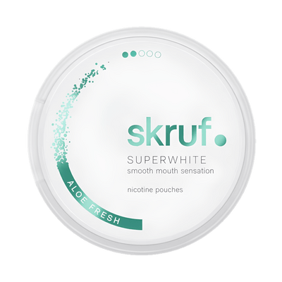 Skruf SuperWhite Aloe Fresh - Pouchland