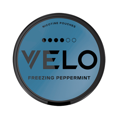 VELO Freezing Peppermint nicotine pouch can – Slim, 10.9mg, 20 pouches