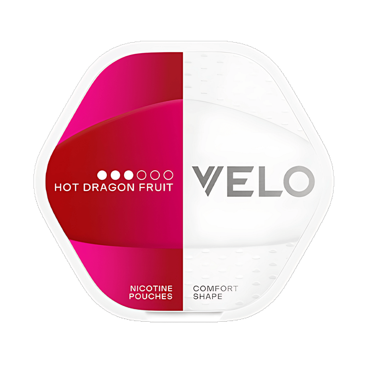 VELO Shift Hot Dragonfruit nicotine pouch can – Slim, 8mg, 20 pouches
