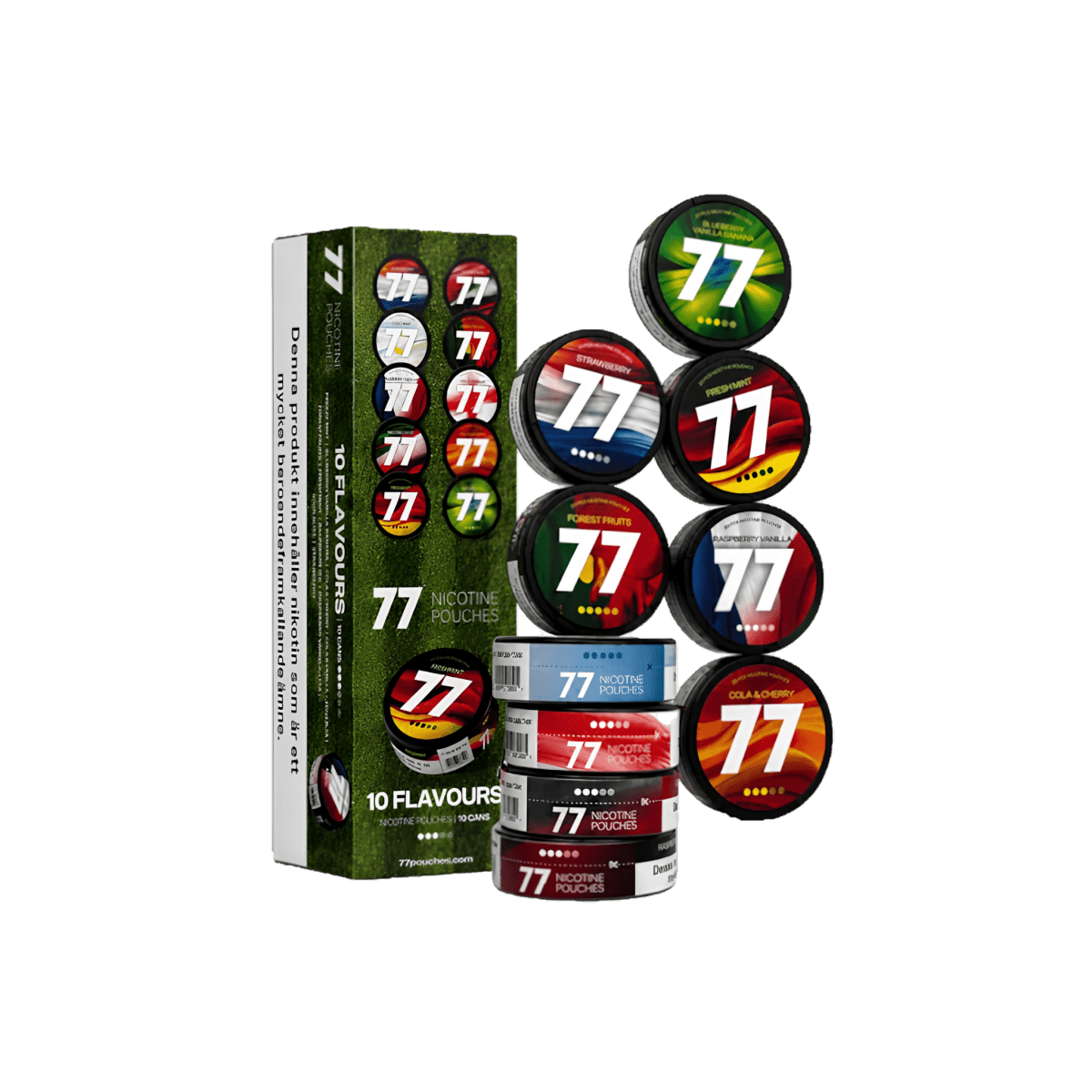 77 Mixed Selection Box - 10 Cans Variety Pack - Pouchland
