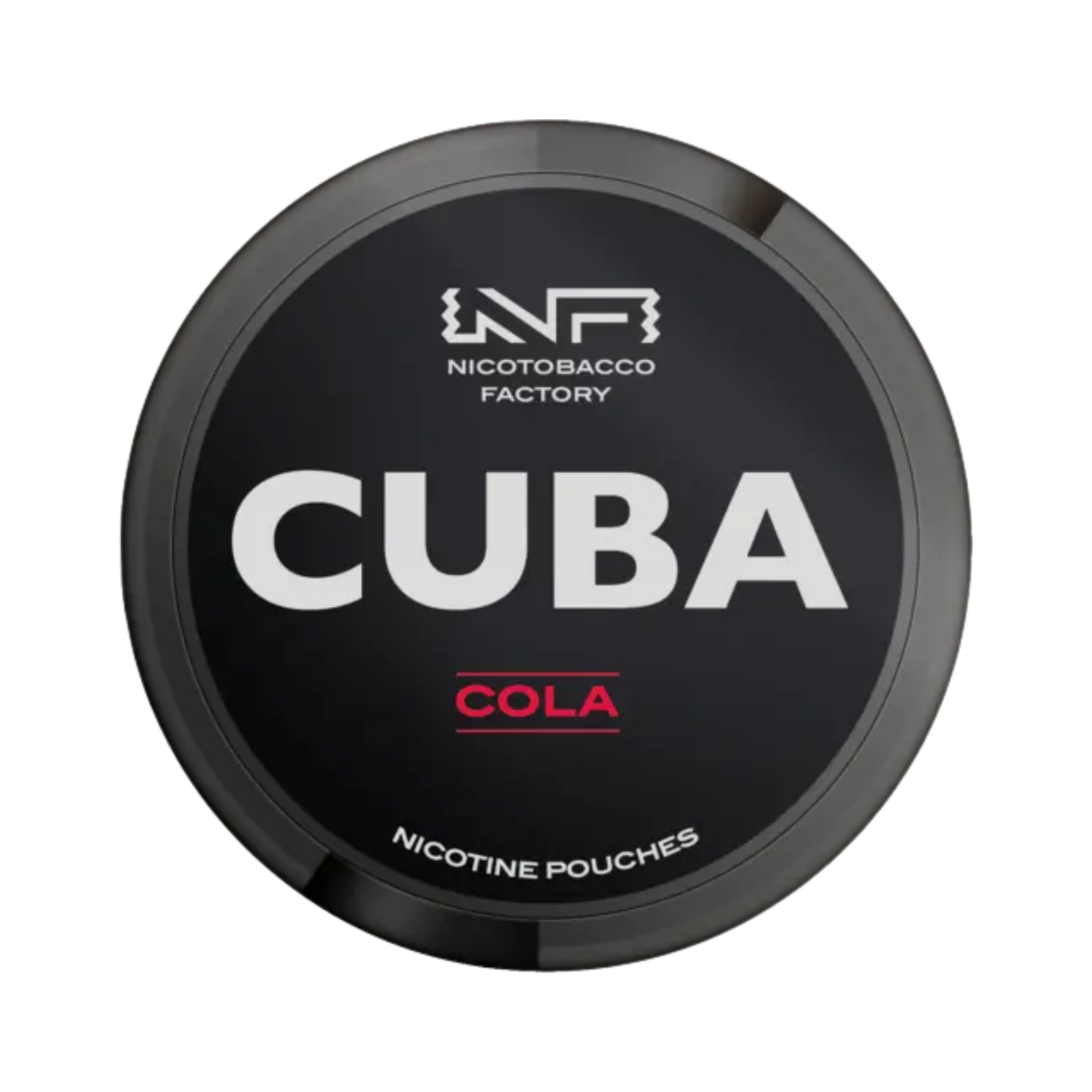 CUBA Black Cola nicotine pouch can – Slim moist, 42.9mg, 20 pouches