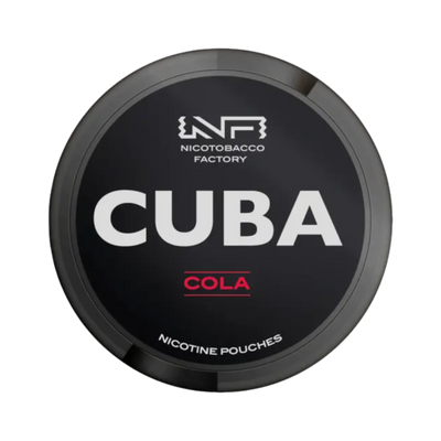 CUBA Black Cola nicotine pouch can – Slim moist, 42.9mg, 20 pouches