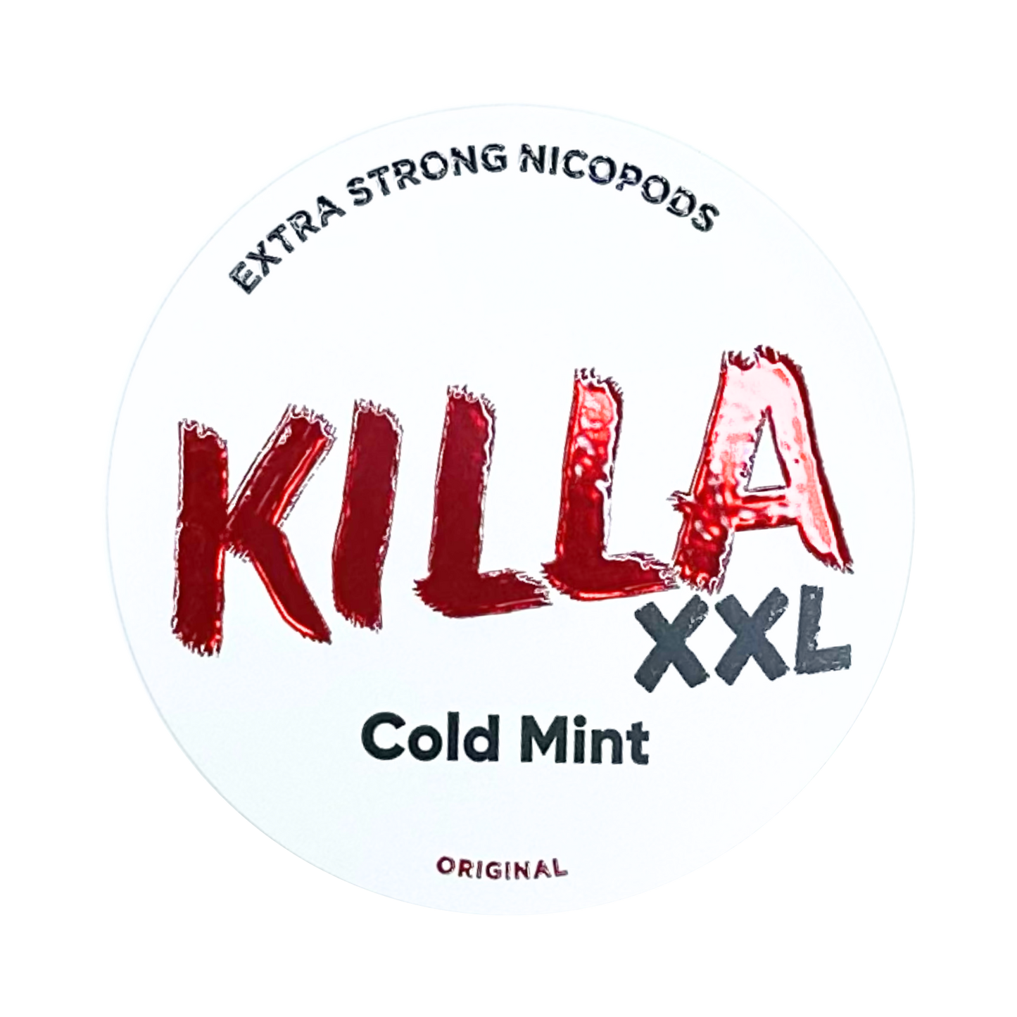 KILLA Cold Mint XXL nicotine pouch can – Slim moist, 13.2 mg, 30 pouches