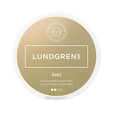 Lundgrens Äng nicotine pouch can – Large dry, 8 mg, 21 pouches