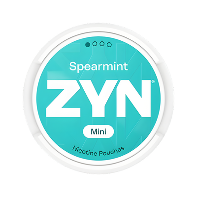 can of ZYN Spearmint Mini Low - Nicotine poches