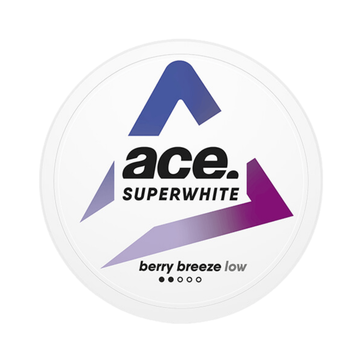 ACE Berry Breeze Low nicotine pouch can – Slim moist, 3.9mg, 20 pouches