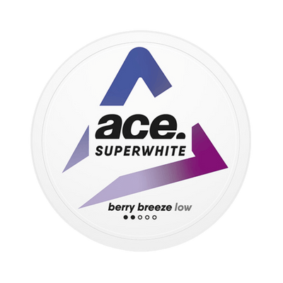 ACE Berry Breeze Low nicotine pouch can – Slim moist, 3.9mg, 20 pouches