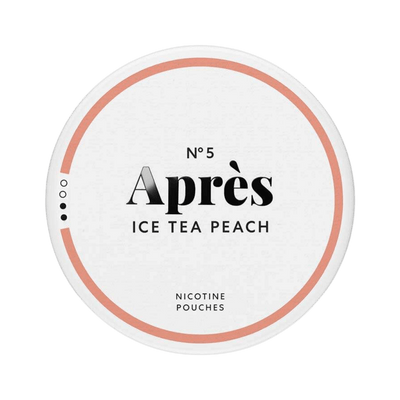 Can of Après Ice Tea Peach - Nicotine Pouches