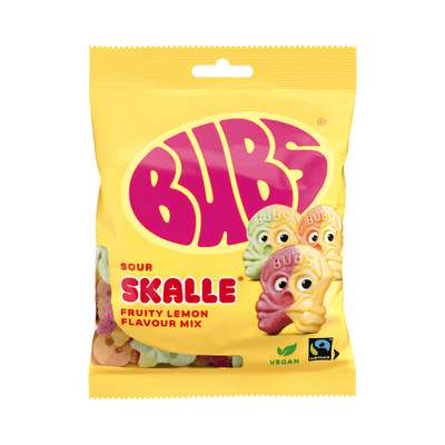 BUBS Fruity Lemon Mix Skull 90g - Pouchland