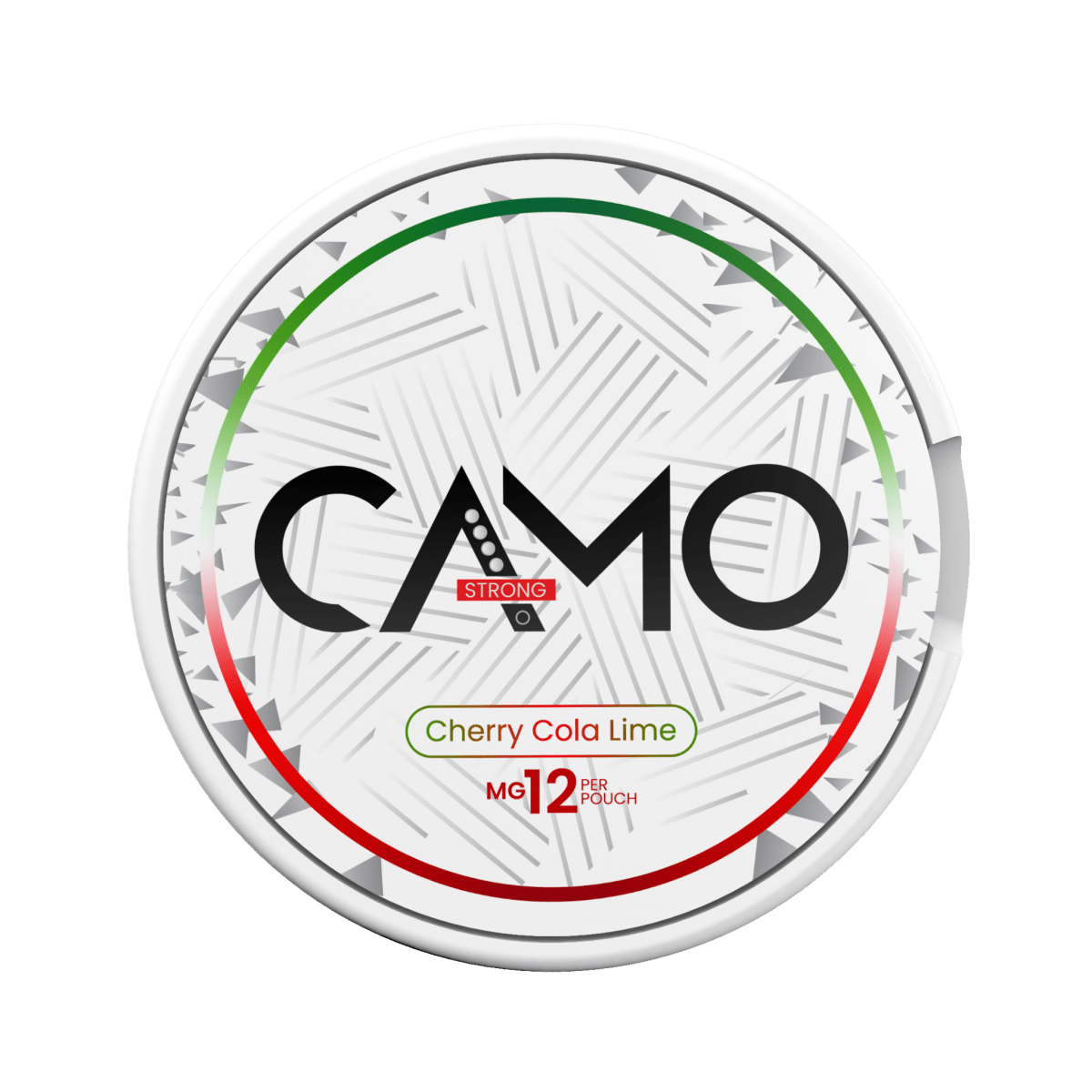 CAMO Cherry Cola Lime nicotine-free pouch can – Slim, 0mg, 20 pouches