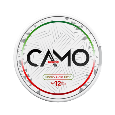 CAMO Cherry Cola Lime nicotine-free pouch can – Slim, 0mg, 20 pouches