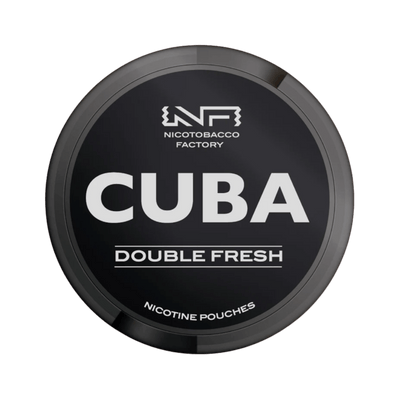 CUBA Double Fresh nicotine pouch can – Slim moist, 10.4mg, 20 pouches