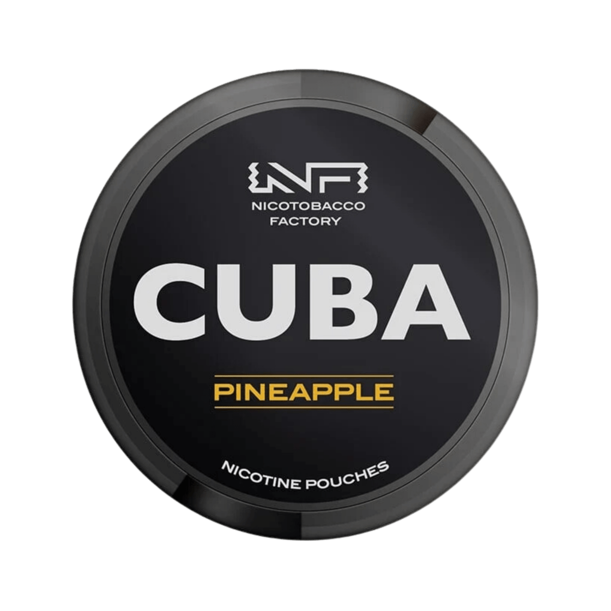 CUBA Pineapple nicotine pouch can – Slim moist, 42.9mg, 20 pouches