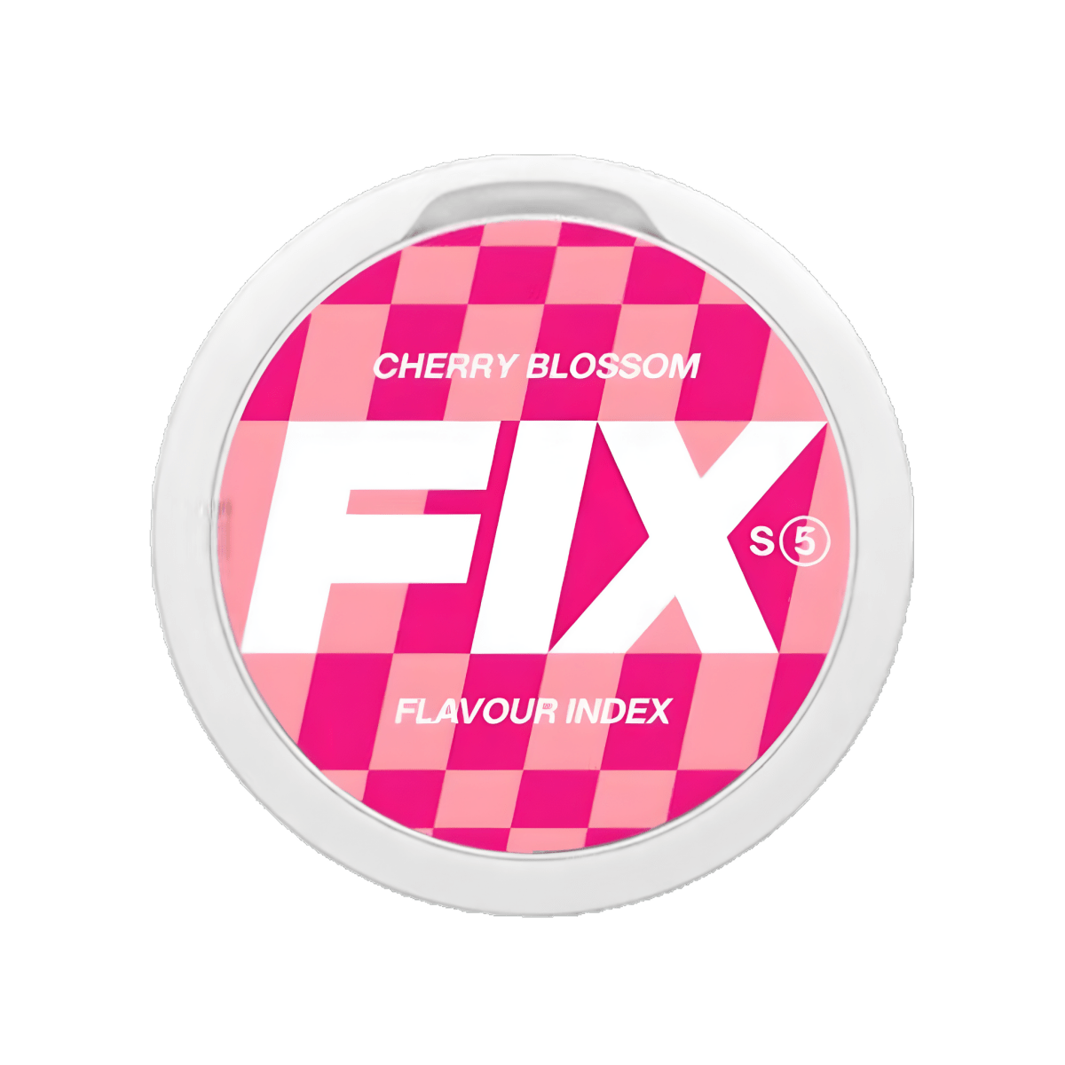 Fix Cherry Blossom nicotine pouch can – slim dry, 11.5 mg, 20 pouches